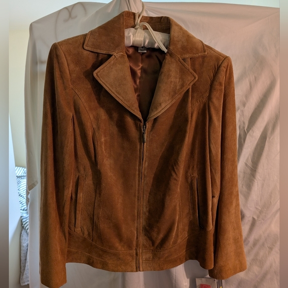 Preston and York. Women's Brown Suede Jacket - Picture 1 of 6